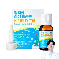 뉴프라이스 정직한 아기 유산균 비타민D 드롭, 1개, 10ml