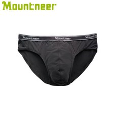 Mountneer 山林 男 排汗透氣三角內褲 黑色