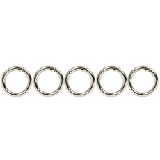 오픈형오링 열쇠고리 키링, 내경31mm, 5개, 실버