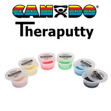 [CANDO] 테라퍼티 2온스 Thera putty - 재활운동용, 검정색(매우 단단함), 1개