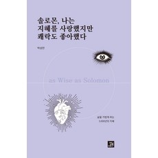 솔로몬 나는 지혜를 사랑했지만 쾌락도 좋아했다:삶을 가볍게 하는 3 000년의 지혜, 밥북, 박성만