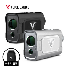 보이스캐디 초미니 레이저 거리측정기 + 파우치 세트, EL3, 실버