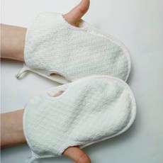 뮤라 저자극 극세사 목욕글러브 핸드 샤워 글러브, 1개, 2개입, 혼합색상