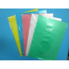 新德牌 L型資料夾 透明文件夾 E310夾 (A4) 彩色 12入 特價文件收納整理, 1個