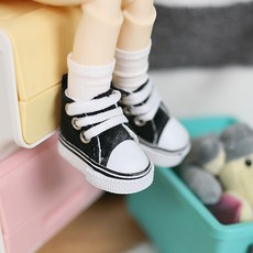 구체관절인형 신발 캔버스 운동화 블랙 26cm USD 도리스돌30 (신발만 인형없음), 캔버스 운동화 블랙 (신발만,인형없음), 1개