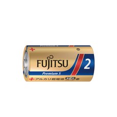 Fujitsu 富士通 鹼性電池 2號, 1個, Premium S 2號1顆, 1