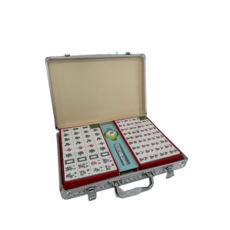 精美手提麻將組，字體清晰，配件齊全，方便攜帶, 綠色, 1套