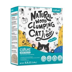 캣처 우드펠렛 응고형 원목모래 오리지날 2.4kg, 무향