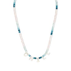 록산느퍼스트 칠 14K 옐로 골드 자개 네크리스