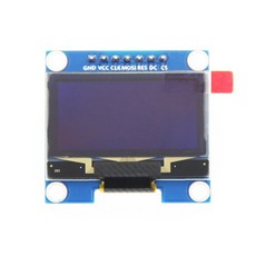 1.3인치 OLED 7핀 화이트 블루 폰트 디스플레이 모듈 SPI 128x64 아두이노 라즈베리파이 STM32용 고해상도 미니 스크린