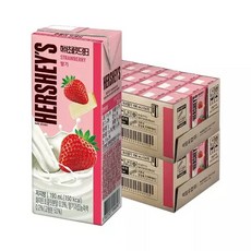 매일 허쉬초콜릿드링크 딸기 190ml 48팩(2박스), 48팩