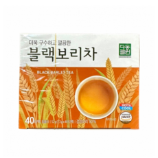 다농원 블랙보리차 40T x 6개, 1.3g