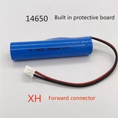 손전등 스피커 WYORESY 14650 3.7V 1500MAH 리튬 이온 충전식 배터리, 2pce