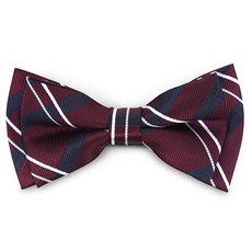 와인 스트라이프 보타이_RV131_RV9131_유아 크로스