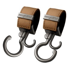 코코자네 프리미엄 360도 이중회전 유모차걸이, 1박스, 브라운