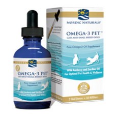 NORDIC NATURALS 北歐 OMEGA-3 PET 寵物魚油液態237ml/膠囊 犬貓適用 無腥味 幫助皮膚心血管健康, 1個, 魚油237ml, 237ml, Omega脂肪酸