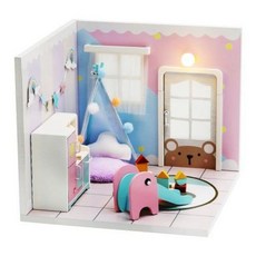 DIY 미니어쳐꾸미기 레인보우하우스 sty*3038Qw, 1개