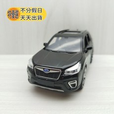 1:32 速霸陸 2021 Forester 森林人 黑色 合金 模型車 聲光車, 1個