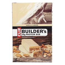 CLIF 蛋白棒 68g, 香草杏仁, 12入