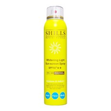SHILLS 很耐曬防曬冰鎮噴霧 SPF50 防曬噴霧 兒童成人 防水防曬 夏日戶外防曬, 1個, 舒緩黃 180ml