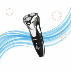 Phisco 피스코 차량용 면도기 남성용 전기면도기 - 정밀 면도 급속 충전 팝업 트리머 LED 디스플레이 M8