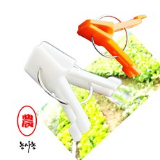 국산 집게 식물 접붙이기 자재 집게 수박 참외 오이 프라스틱 접목크립 (100개) [농사농], 1세트, 1, 01.  색상 랜덤