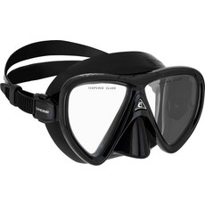Cressi Ikarus 2-렌즈 마스크 블랙/블랙 113018, Cressi Ikarus 2-렌즈 마스크, 블랙/블랙, Black/Black