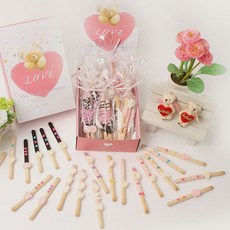 발렌타인데이 A212 곰돌이 막대과자만들기세트 초콜릿만들기 DIY 수제 달콤한초콜릿, 1세트