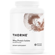 THORNE RESEARCH 分離式乳清蛋白粉 巧克力味, 1個, 876g