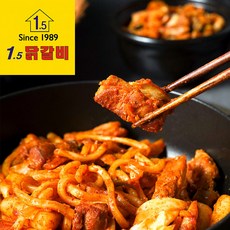 1.5닭갈비 국내산 닭다리살 춘천닭갈비 일점오닭갈비, 1팩, 600g