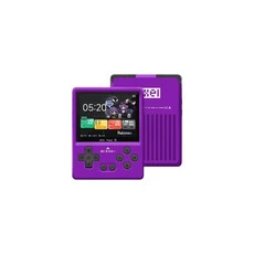 GKD 픽셀 2 메탈 휴대용 게임 콘솔 레트로 노스탤지어 게임 콘솔 2.4인치 640x480 IPS 스크린 풀 메탈 바디, 01 Purple-64G