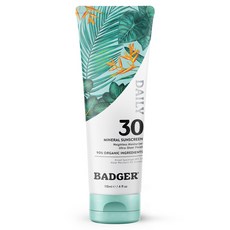 BADGER 每日30礦物防曬乳, 1個, 118ml