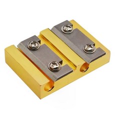 바이올린 페그 면도기 바이올린 페그 수리 도구 Luthier 도구 34 및 44 제조 만들기 유지 보수, [02] Gold peg shaver, 1개