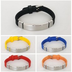 老人防走失手環 號碼牌定製 兒童防丟手環, 1個, 窄闆錶帶式顔色告知客服（2行字）