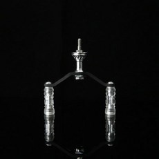 스피닝릴 핸들 타오그라 70 튜닝 로커암 휠베이스녹색 더블핸드, 70축 더블로커 암원기둥 그립볼실버, I. 70휠베이스 실버