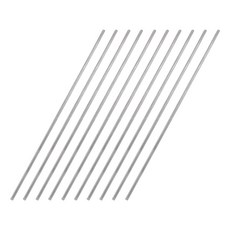 304 스테인리스 막대 1 4MM 직경 라운드 10개 솔리드 공예 DIY 샤프트 바 자동차, 1 5mm x 150mm