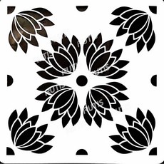 ST-DOT-0083 蝶古巴特DIY 簍空模板 塗鴉繪畫版, 1個, DOT-0083