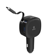 祥昌電子 SEEK CU-C601 PD 60W 伸縮線 車用電源供應器 Type-C 車充