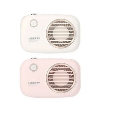 LIBERTY 迷你便攜式桌面風扇，輕巧靜音，辦公室學生宿舍適用，多色可選，節能省電, 粉色, LY-3113FA