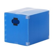병원 서류정리 A4사이즈 손잡이 단프라박스 플라스틱포장박스 짐싸, 서류박스 파랑, 1개
