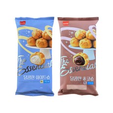 삼립 마메이이드슈 150g (8입) 화이트슈 1봉+ 초코슈 1봉 / 냉동 카스타드 초코 슈크림, 2개
