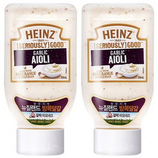 하인즈 갈릭 마요네즈 아이올리, 295ml, 2개