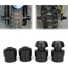 지토머 프론트 리어 액슬 슬라이더 2024 Z500용/ 20182024 닌자 400용/ KLX110용/ Z125 PRO KLR 650 19872007 프레임 충돌 보호대 스윙, Black