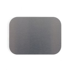 부착식 사각 철판 자석붙이는판, 65x45mm