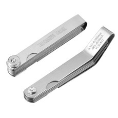 SPEEDWOX 2pcs 스테인리스 필러 게이지 세트 32직+16곡 스파크 플러그 기타 밸브 간격 측정용, 2개