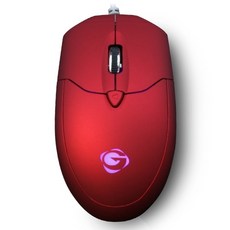 지클릭커 G-Clicker GM-M170 LED 게이밍 마우스(레드), 와인 레드(Wine Red)