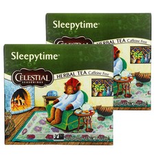 셀레스티얼 시즈닝 허브 티 슬리피타임 카페인 무함유 티백, 59g, 40개입, 2개