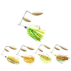 FISHHUNTER 루어 스피너베이트 5종세트, 13.5g, 혼합색상, 1세트