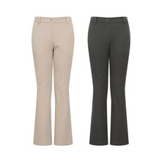 JDX JDX 여성 면혼방 세미 부츠컷 팬츠 2종택1