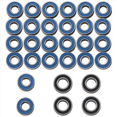 Tamiya 용 30pcs 밀봉 베어링 키트 1/14 트럭 트랙터 트레일러 세미 그랜드 나이트 킹 운반 업체 업그레이드 부품, 그림처럼